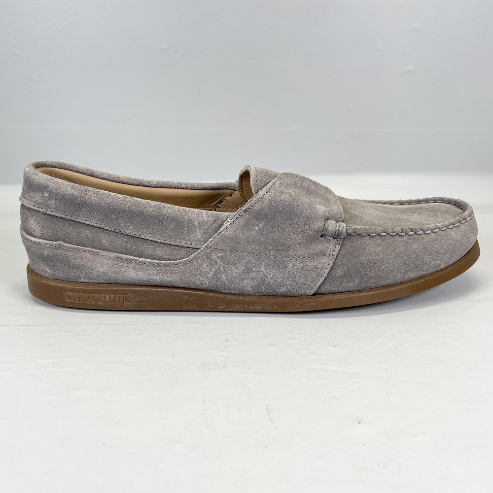 Sebago x Vane Campsides Loafers Mens Size 11.5 Gray Suede Slip On Casual Shoes